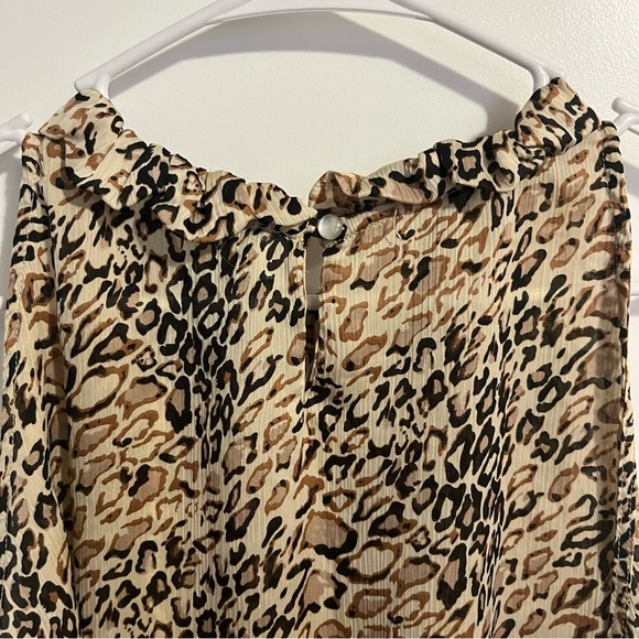 Essentials by Milano. Leopard Print Sleeveless Top women’s size XL - Picture 4 of 7